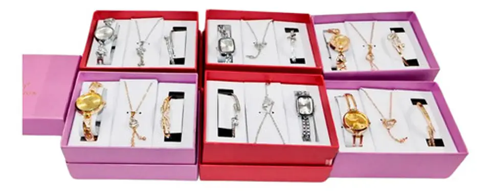 Juego De Pulsera Y Reloj De Cadena Para Mujer Dama Regalo  2