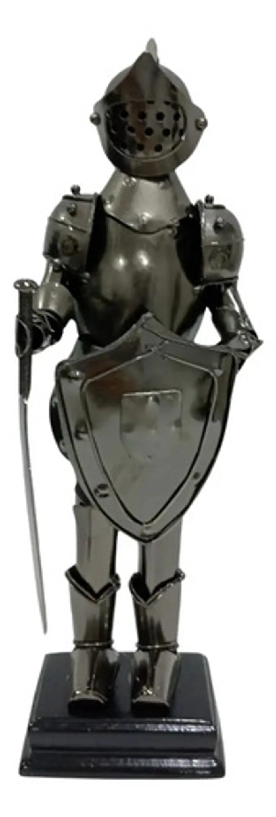 Caballero Medieval Espada Y Escudo  Decorativa Armadura 2