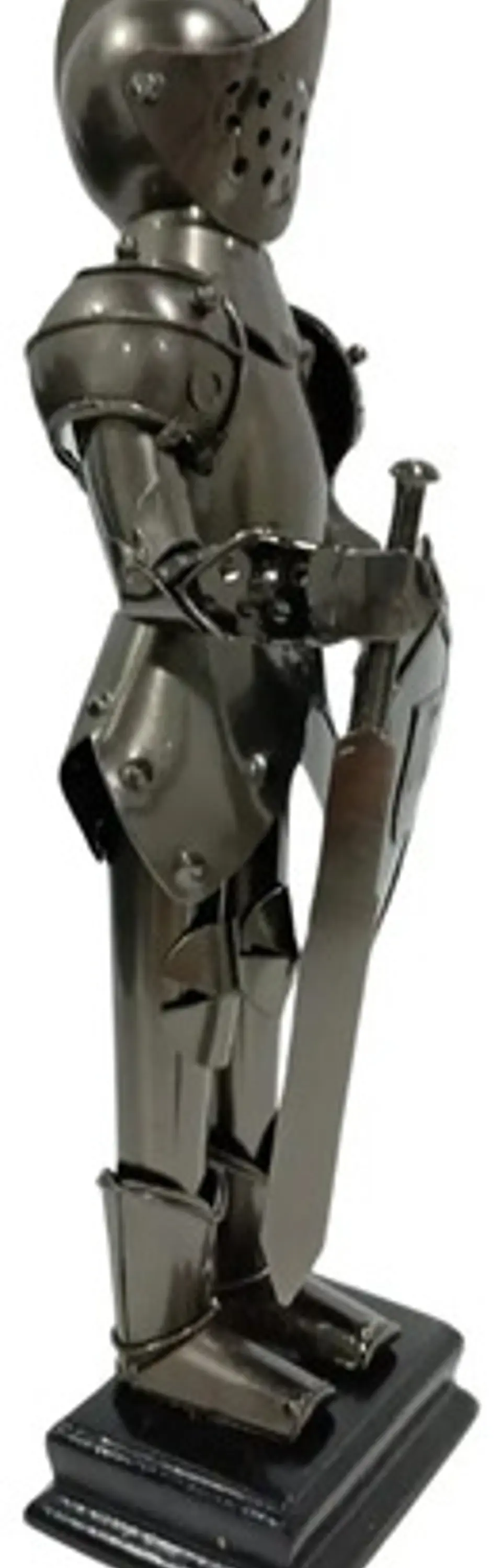 Caballero Medieval Espada Y Escudo  Decorativa Armadura 3
