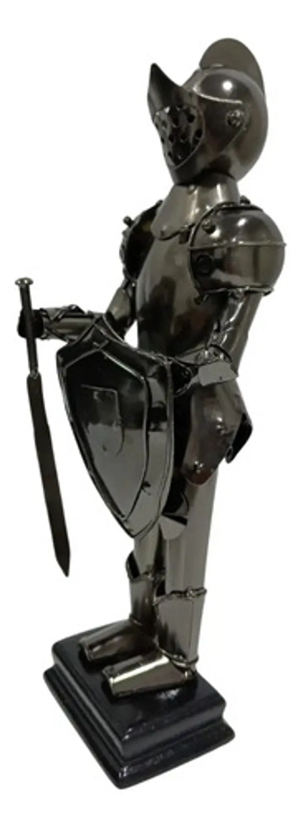 Caballero Medieval Espada Y Escudo  Decorativa Armadura 4