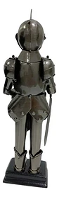 Caballero Medieval Espada Y Escudo  Decorativa Armadura - Miniatura 5