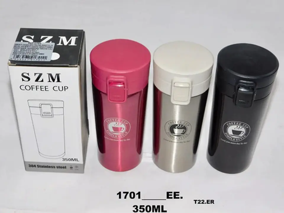  Termo Acero Inoxidable 350 Ml Metal Coffe Vaso 3