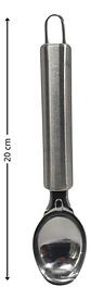 Cuchara Para Helado Acero Inoxidable Utensilios Cocina 18cm - Miniatura 5