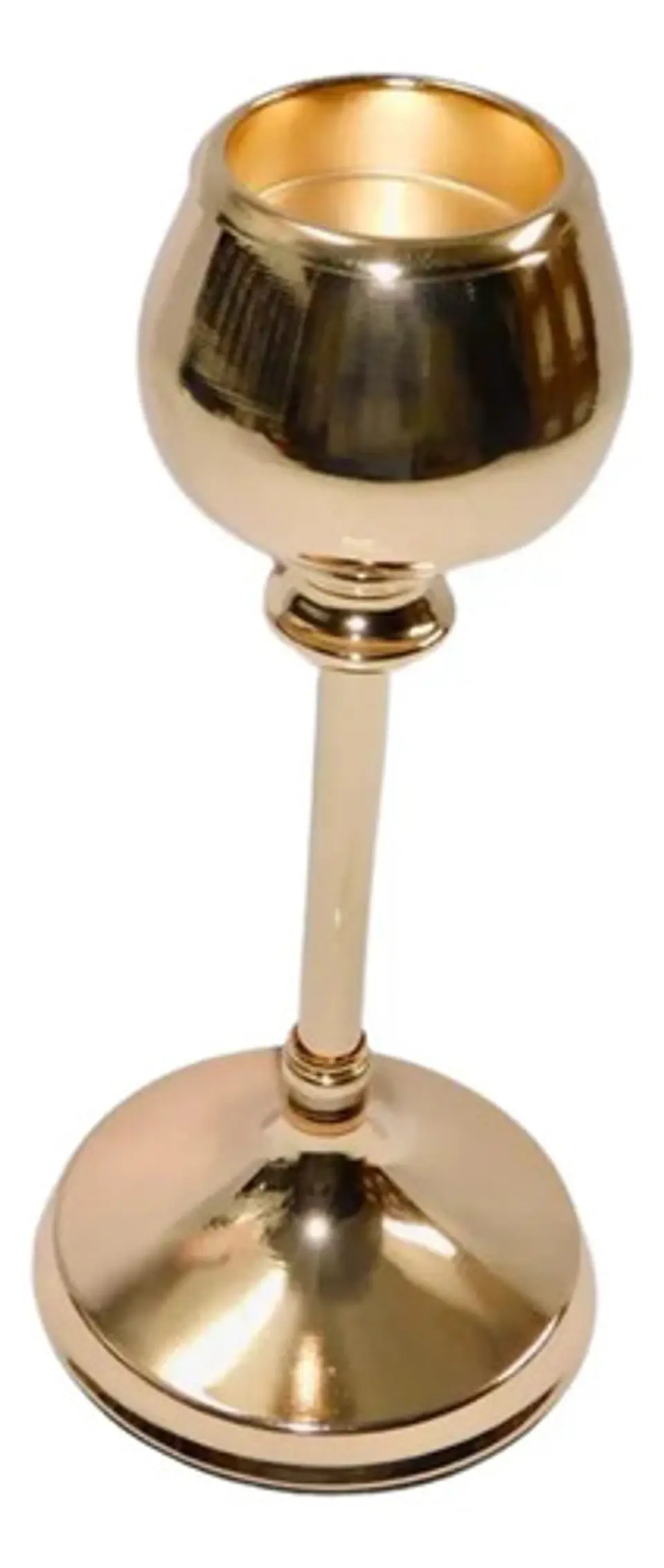 Candelabro Veladora Cirio Velones Vela 25cm Luz Led  1