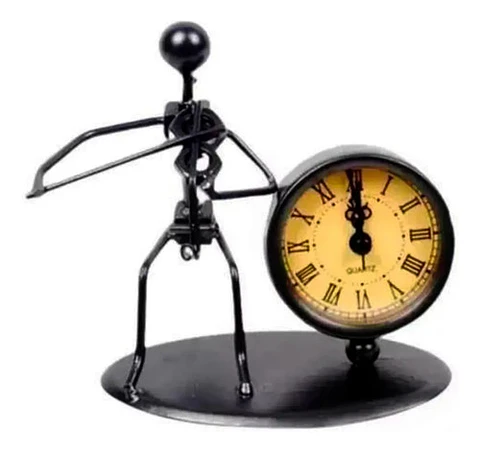 Reloj Músico Adorno Ballenato Acordeón Oficina Figura