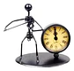 Reloj Músico Adorno Ballenato Acordeón Oficina Figura - Miniatura 3