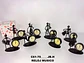 Reloj Músico Adorno Ballenato Acordeón Oficina Figura - Miniatura 4