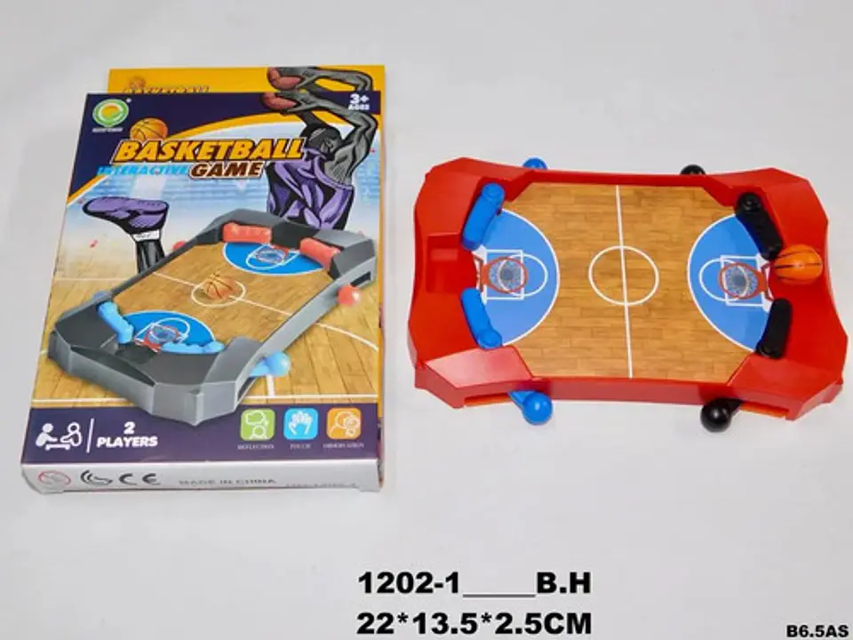 Mini Juego De Mesa Basketball Game 2 Jugadores Portátil Balo 3