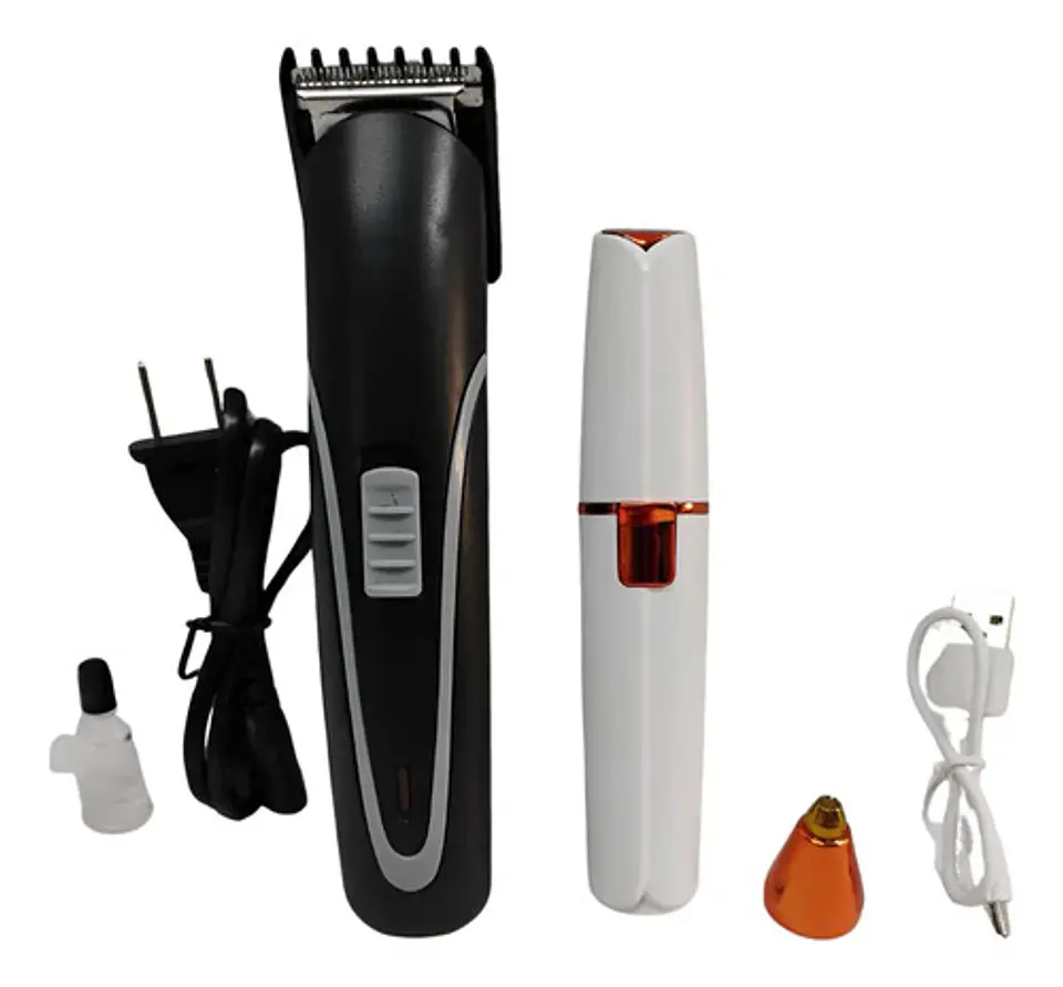 Cortadora Pelo Recargable Hombres Máquina Corte Barba Nariz  2