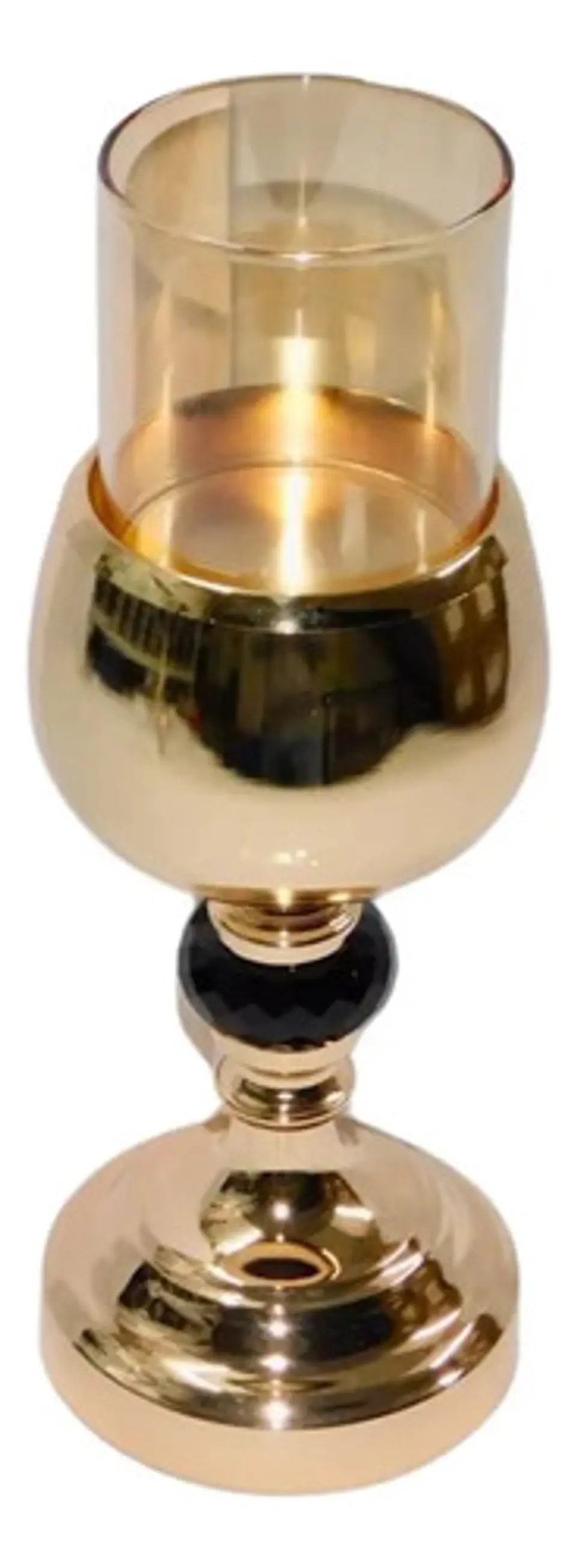 Candelabro Veladora Cirio Velones Vela 31 Cm Luz Led  1