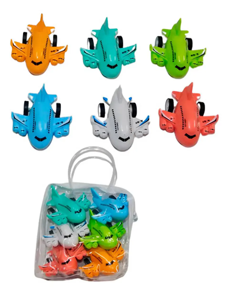 Aviones X6und Multicolor  Juguete Didáctico De Impulso  1