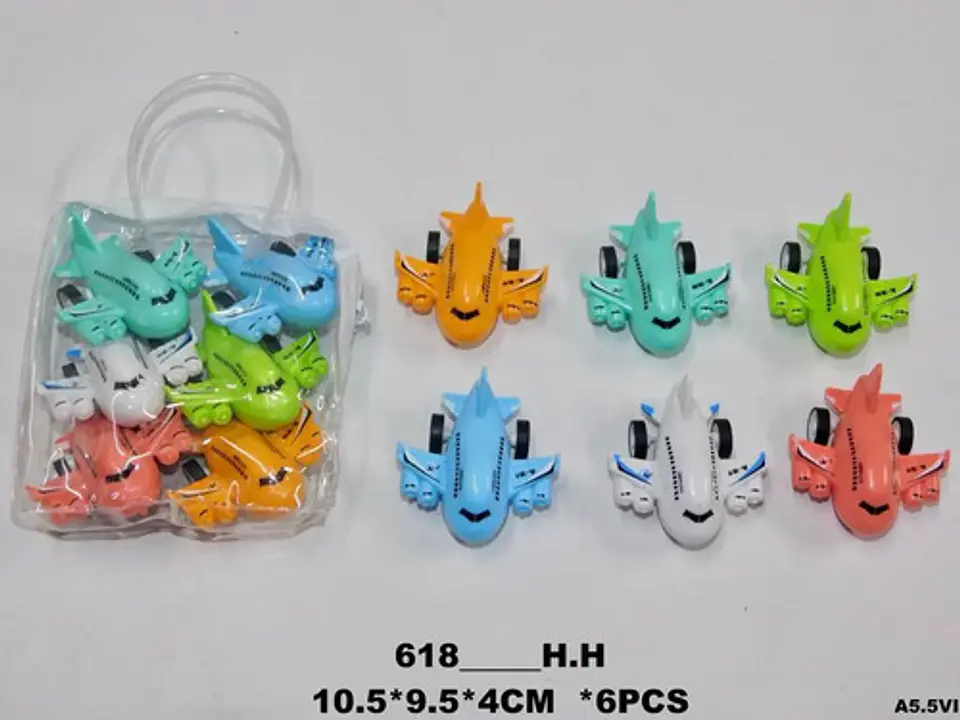 Aviones X6und Multicolor  Juguete Didáctico De Impulso  3