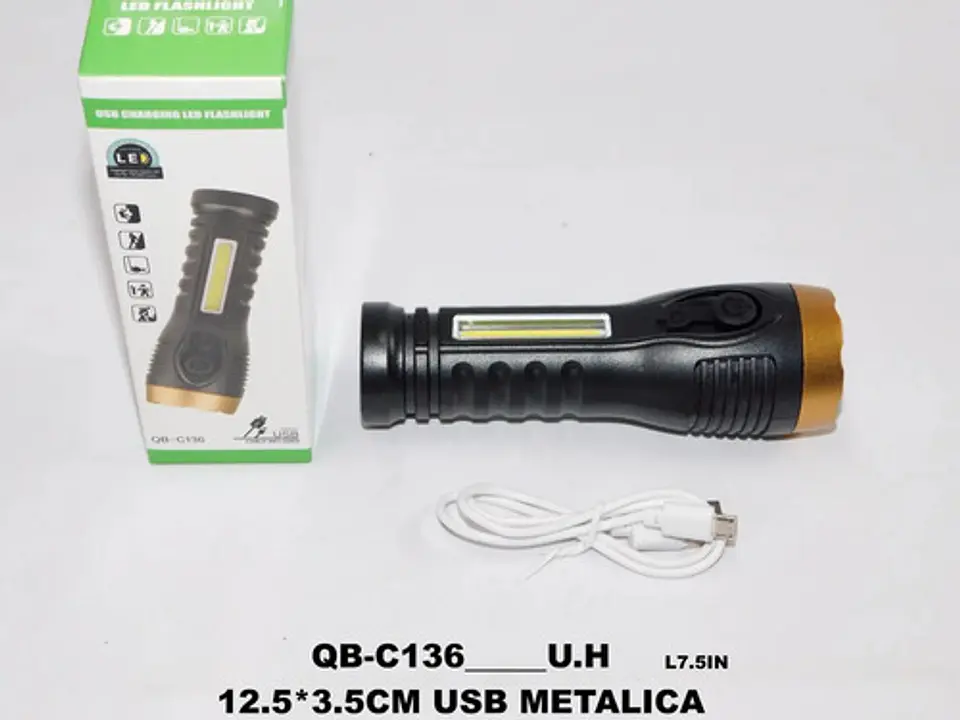 Mini Linterna De Mano Recargable Portátil De 20 W  4