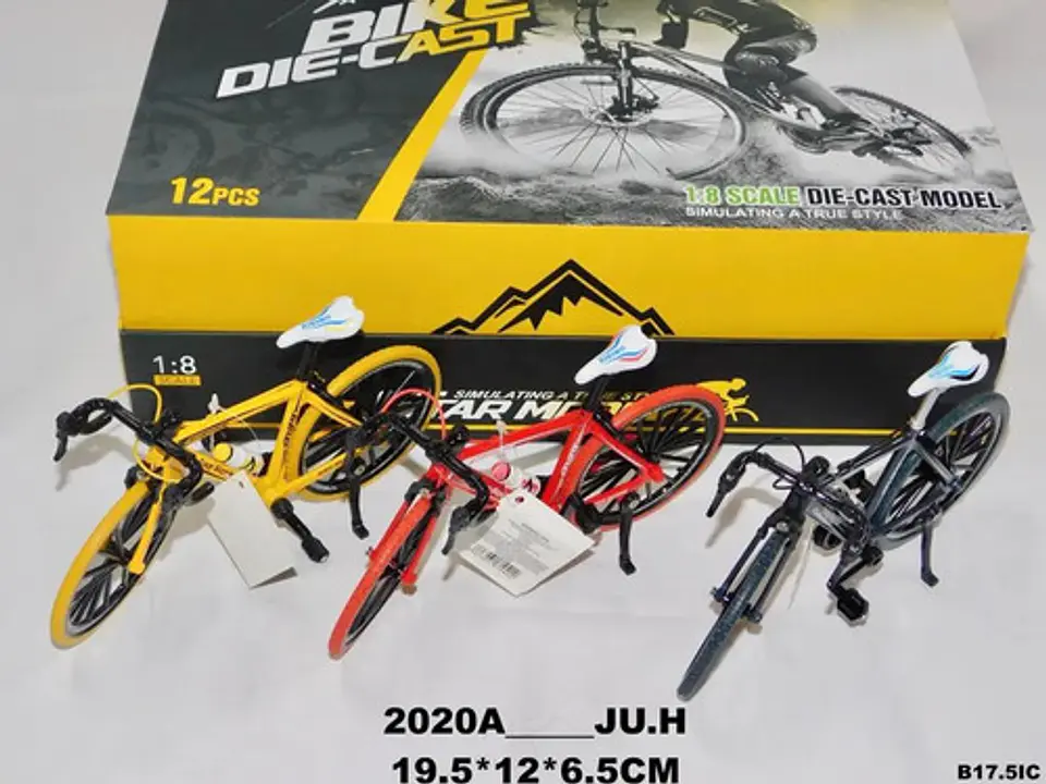 Bicicleta Montaña Escala 1:18 Colección Juguete Bmx 6