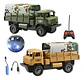 Camión Control Remoto Speed Truck Carro Militar  - Miniatura 1