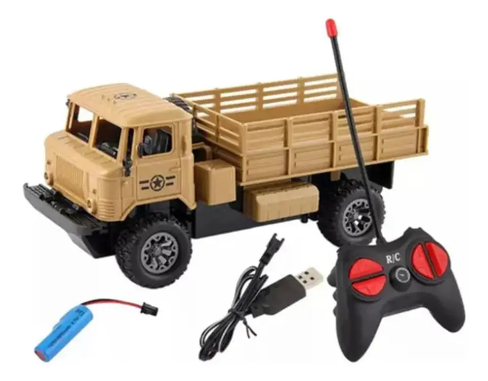 Camión Control Remoto Speed Truck Carro Militar  3