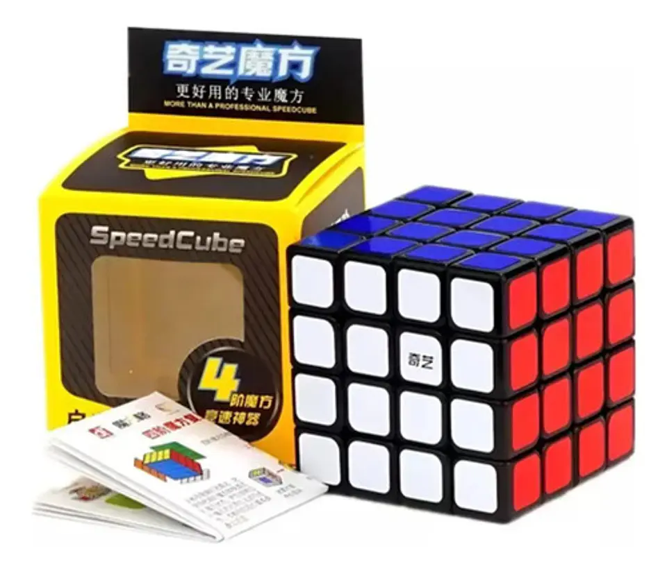 Pack X2 Rubik 4x4 5x5 Qiyi Fondo Negro Speed Cube 2