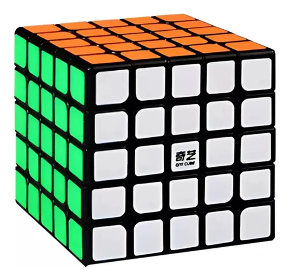 Pack X2 Rubik 4x4 5x5 Qiyi Fondo Negro Speed Cube 4
