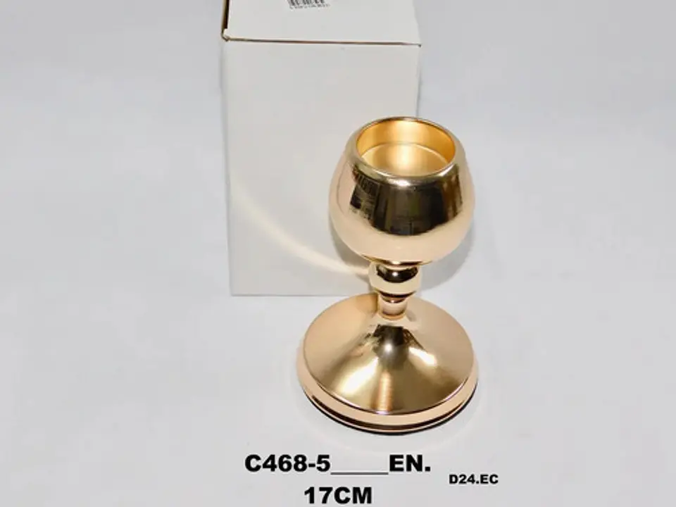 Candelabro Veladora Cirio Velones Vela 17 Cm Luz Led  2