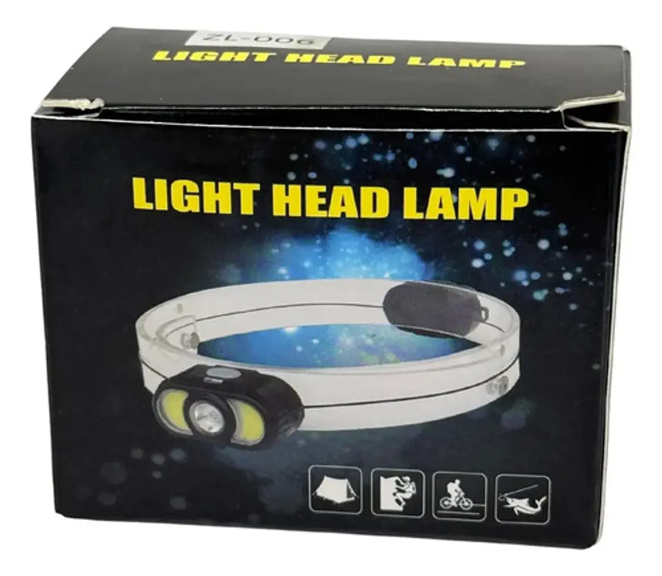 Linterna Portátil Frontal Recargable Luz Led Camping Minera 2