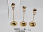 Candelabros  X3 Und 21-18-16 Cm Veladora Cirio Velones Vela  - Miniatura 2