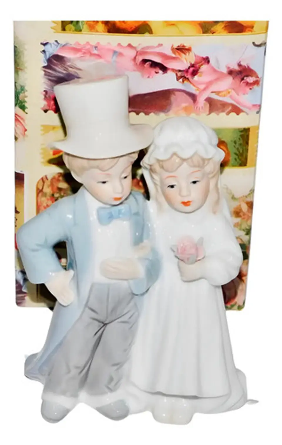 Pareja Casados Centro Mesa Estatuas Decoración Ponqués  1
