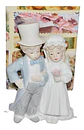 Pareja Casados Centro Mesa Estatuas Decoración Ponqués  - Miniatura 2