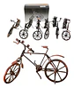 Estatua Bicicleta Escultura Decoración Adorno - Miniatura 1