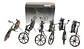 Estatua Bicicleta Escultura Decoración Adorno - Miniatura 3