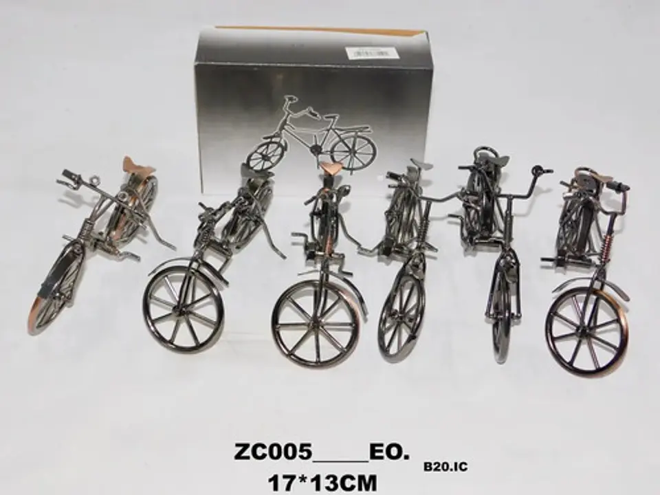 Estatua Bicicleta Escultura Decoración Adorno 4
