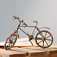 Estatua Bicicleta Escultura Decoración Adorno - Miniatura 5