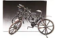 Estatua Bicicleta Escultura Decoración Adorno - Miniatura 6