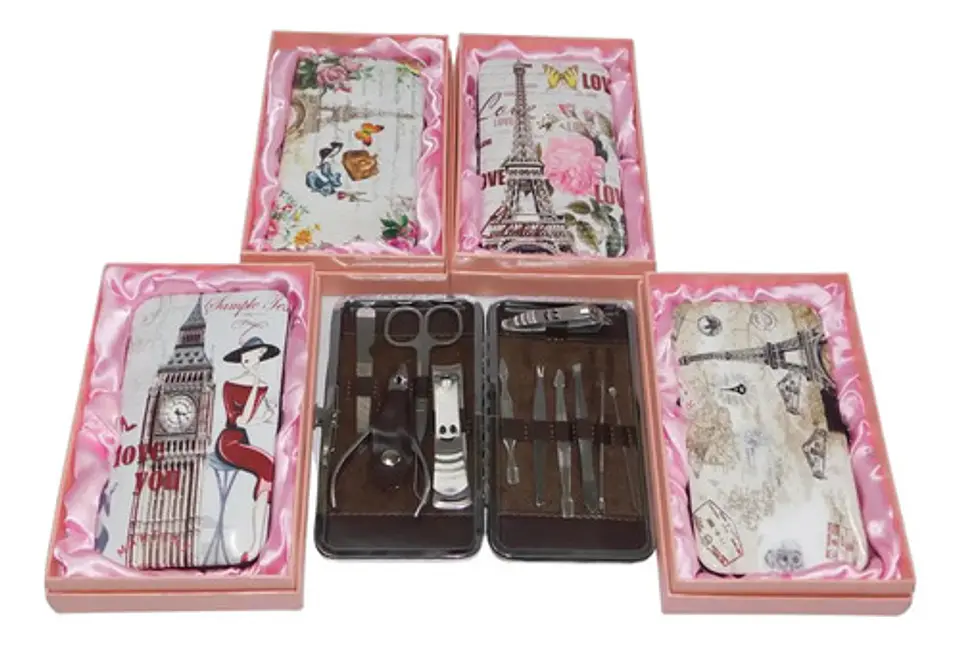 Pedicure Manicure Kit Estuche Belleza Corta Uñas Aseo  2