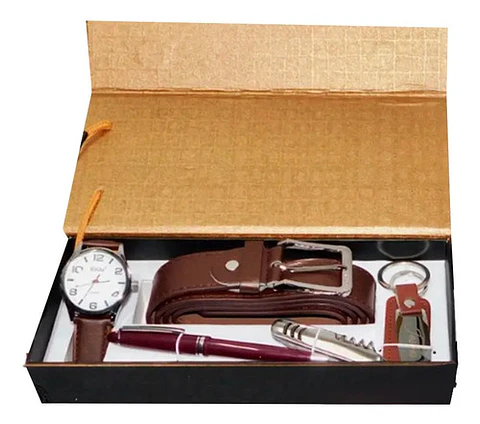 Kit Reloj Navaja Correa Esfero Llavero Hombre Caballero 