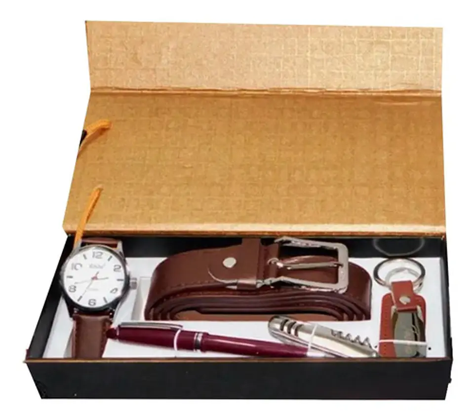 Kit Reloj Navaja Correa Esfero Llavero Hombre Caballero  1