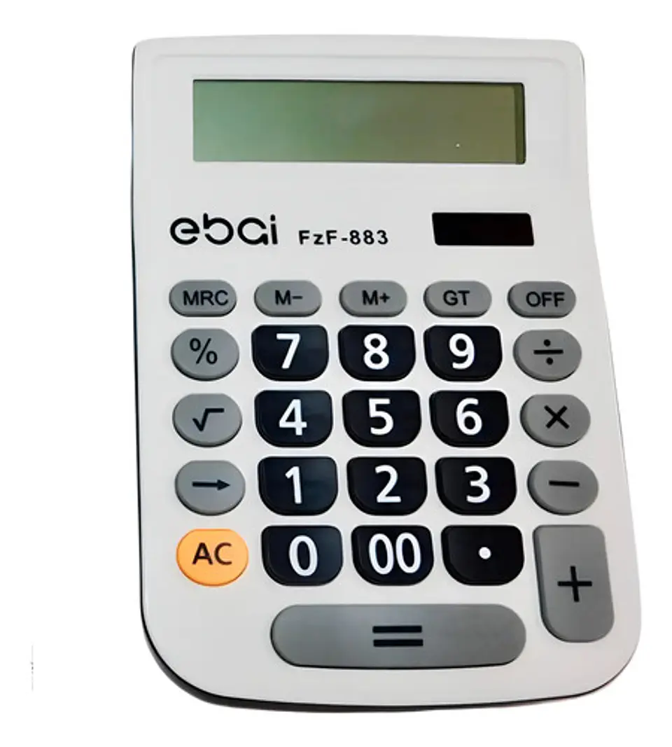 Calculadora Electrónica Funciones Basicas 12 Dígitos 1