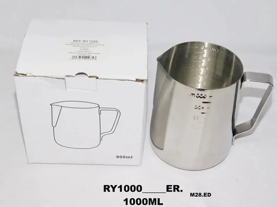 Vaso Taza Pocillo Jarra Pequeño Acero 1000ml Cocina Bebidas 2