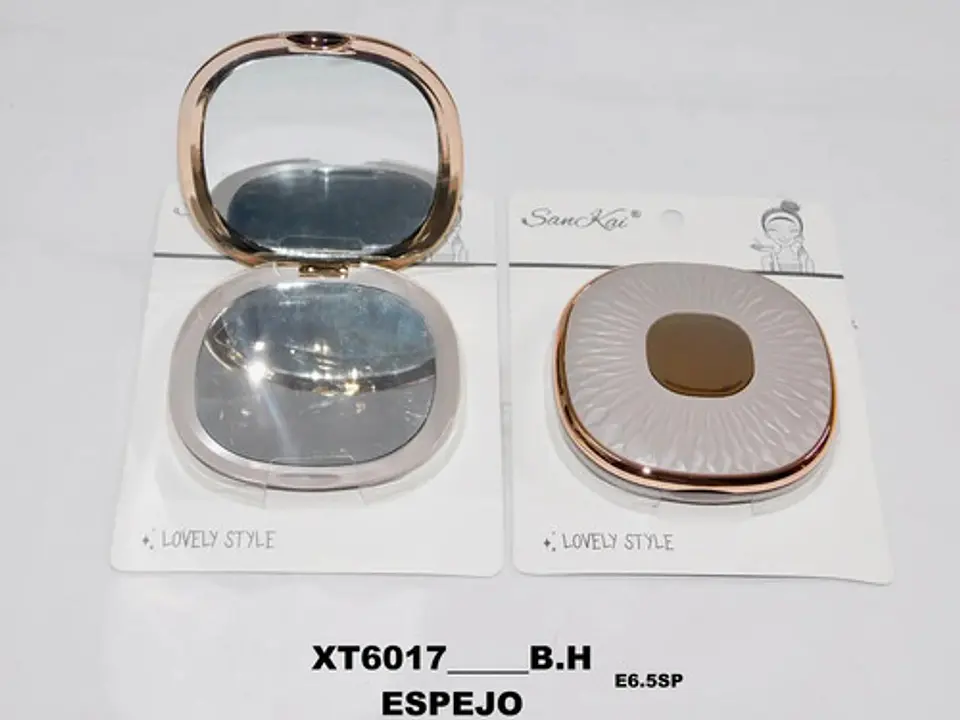 Espejo Circular Doble Visión Para Dama Por1und Bolsillo Dora 2