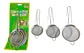 Coladores Metálicos X3 Und Gris Utensilios Cocina Repostería - Miniatura 1