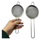 Coladores Metálicos X3 Und Gris Utensilios Cocina Repostería - Miniatura 3