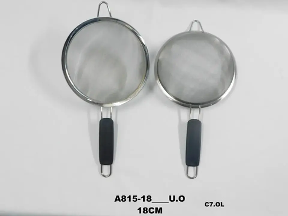 Colador Metal Mango Plastico 18 Cm Utensilios De Cocina  2