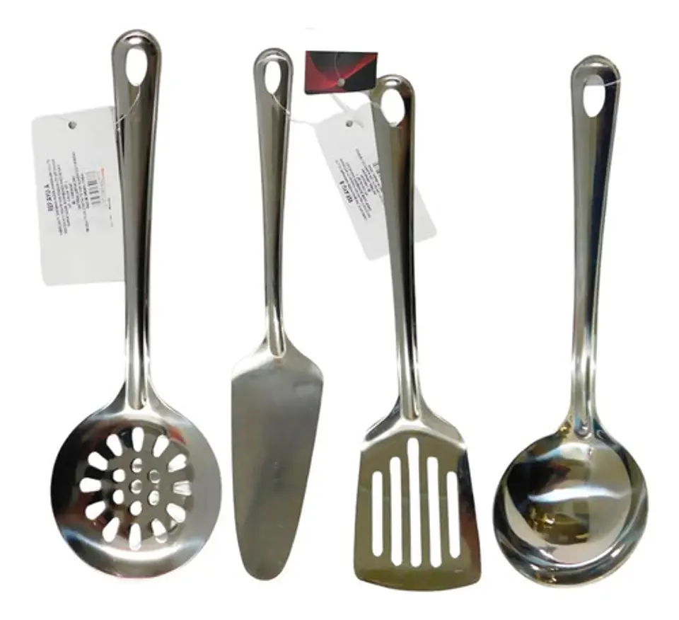 Cucharones X4 Cucharas Acero Inoxidable Utensilios Cocina 1