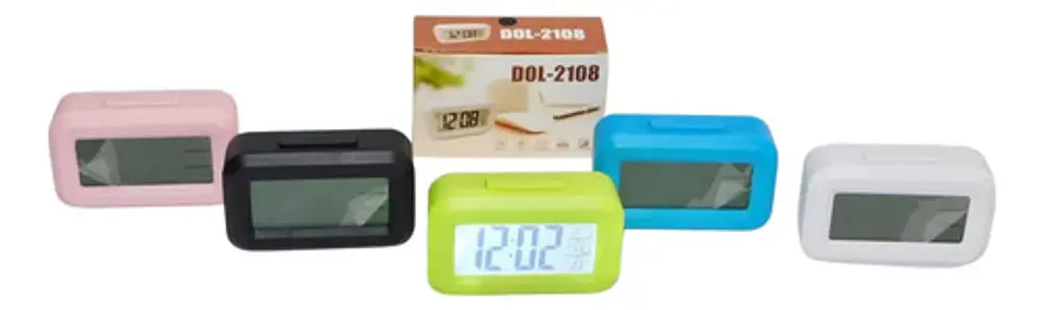 Reloj Digital Mesa Kd1826 Con Alarma  1