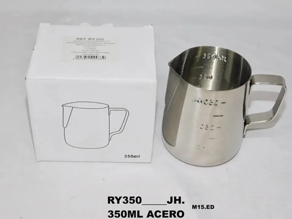 Vaso Taza Pocillo Jarra Pequeño Acero 350ml Cocina Bebidas 3