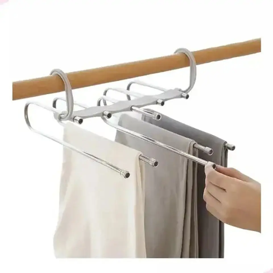 Tendedero Colgante Ropa Suspensión Acero Inoxidable Plegable 1