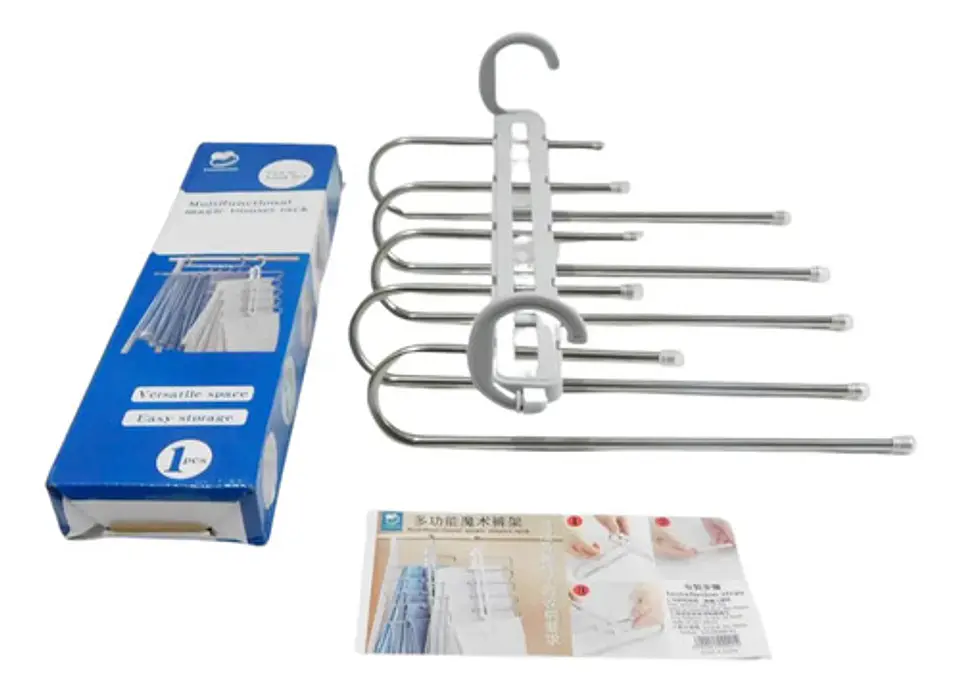 Tendedero Colgante Ropa Suspensión Acero Inoxidable Plegable 2