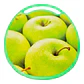 Tabla Picar Cortar Alimentos Utensilios Cocina 30cm Manzana  - Miniatura 1