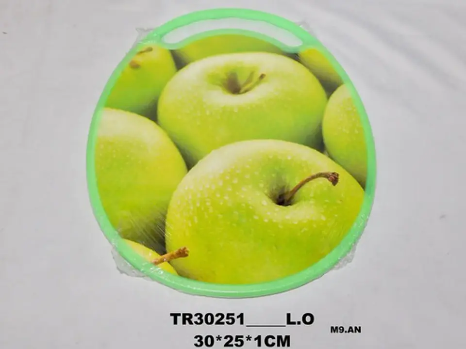 Tabla Picar Cortar Alimentos Utensilios Cocina 30cm Manzana  2
