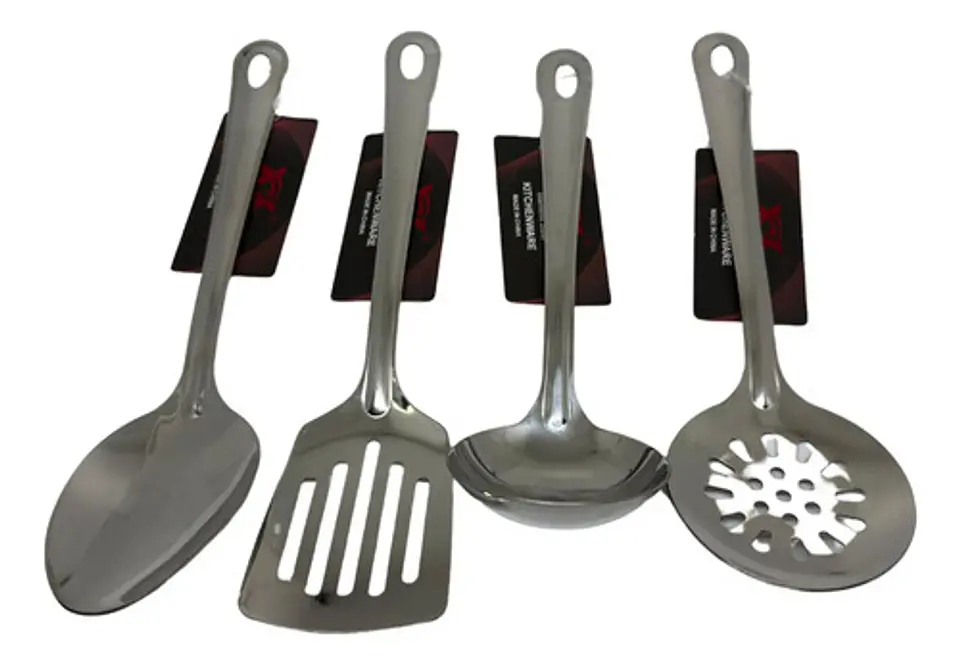 Cucharones X4 Cucharas Acero Inoxidable Utensilios Cocina 1