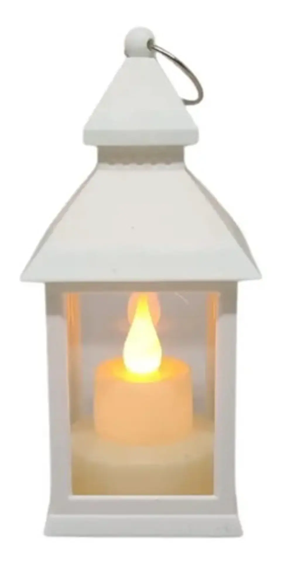 Farol Vela Eléctrica Led Luz X1 Und Faroles Lampara  Navidad 4